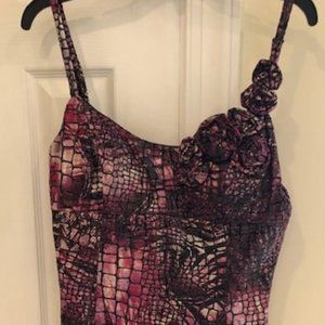 NEW Boston Proper Muse animal print cocktail dress